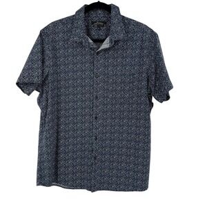 Marc Anthony Luxury Casual Button Up Collared Short Sleeve Slim Fit Men's XL